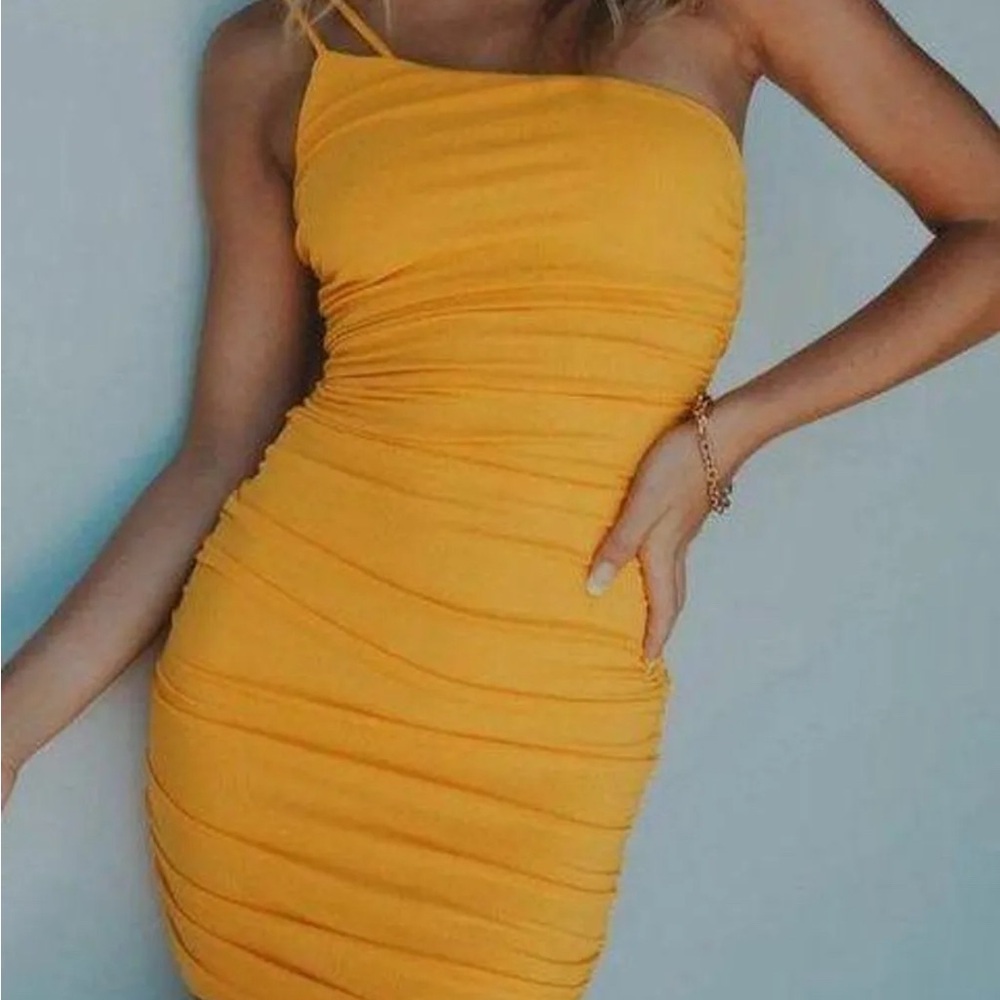 NWT Reece Mini Dress Orange Princess Polly